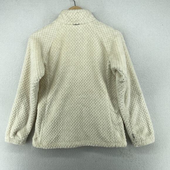 COLUMBIA Jacket Womens L 14 16 Bugaboo Fleece Interchange Full Zip Off White - Picture 4 of 12